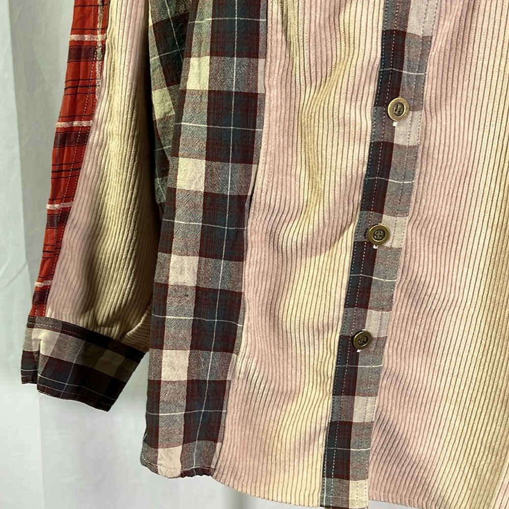 Ee:Some Multicolor Patchwork Plaid & Corduroy Mix… - image 8